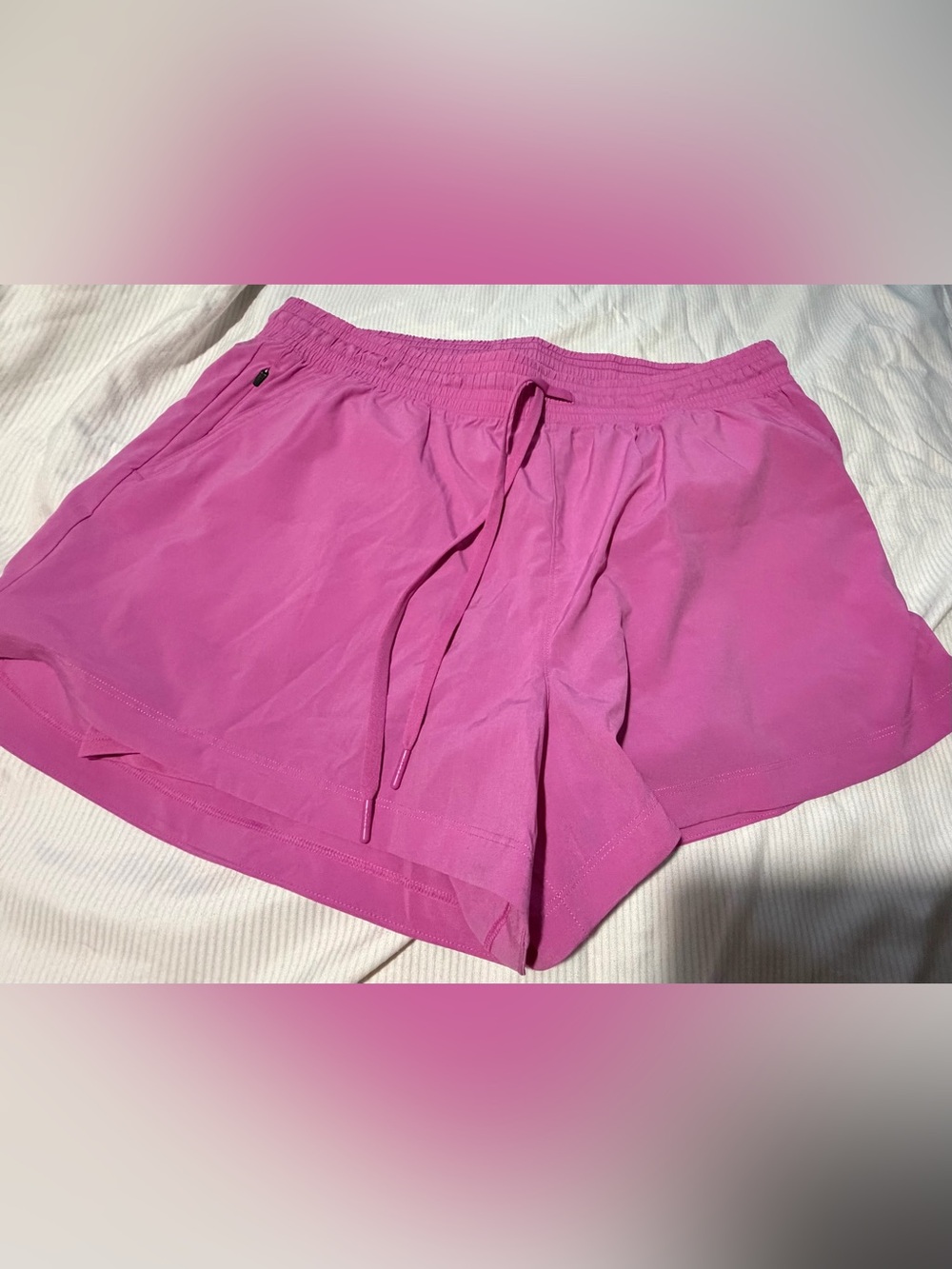 Women's lined Pink Athletic Shorts